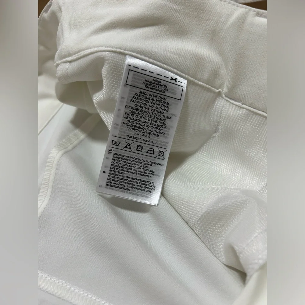 NWT Adidas white golf shorts women’s size 12 - Picture 8 of 11